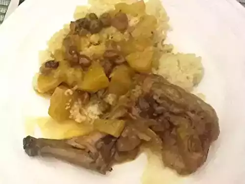 Lapin façon "Tajine" aux fruits secs