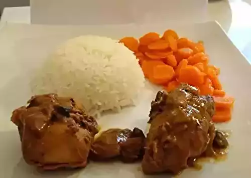 Lapin mariné au vinaigre de cidre, moutarde et piment d'espelette