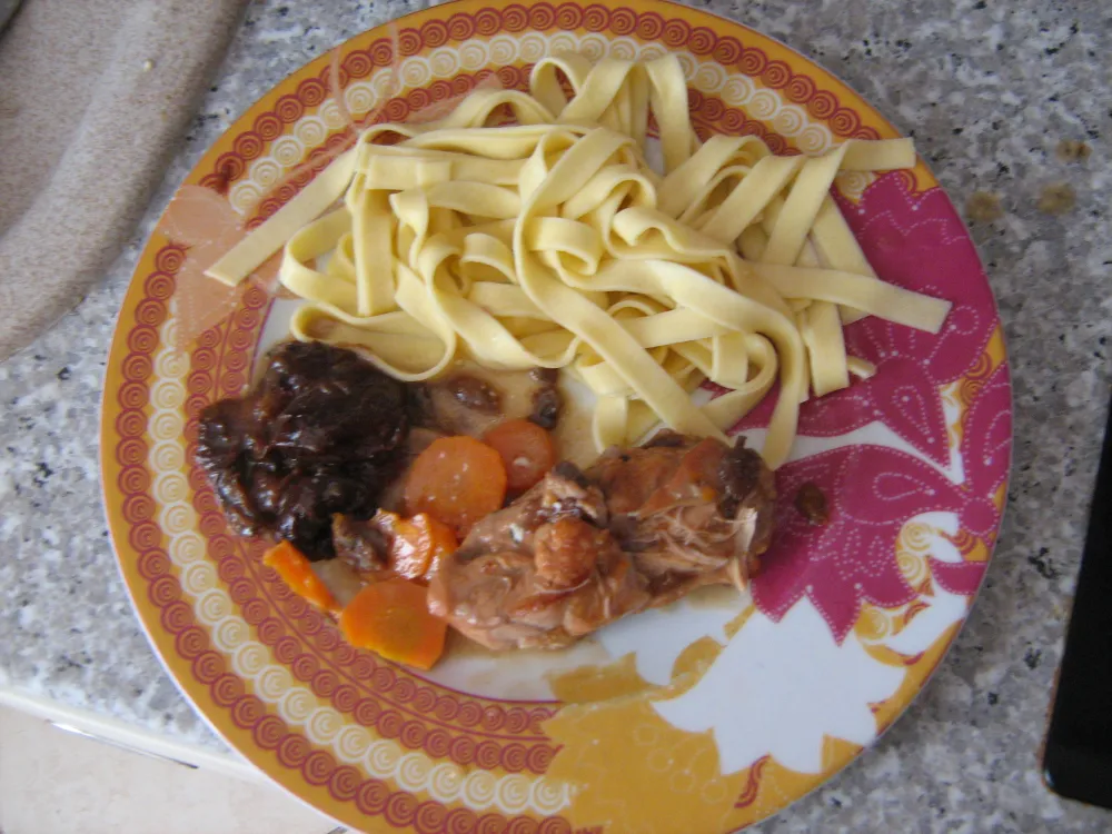 Lapin succulent aux pruneaux