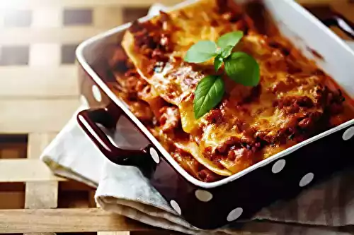 Lasagne à la bolognaise au Companion