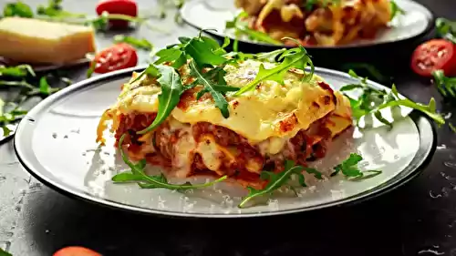 Lasagne à la bolognaise au Cookeo