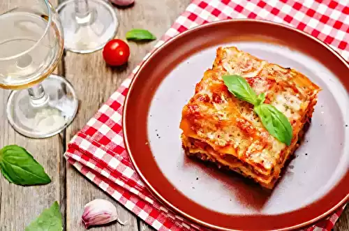 Lasagne à la bolognaise au Monsieur Cuisine
