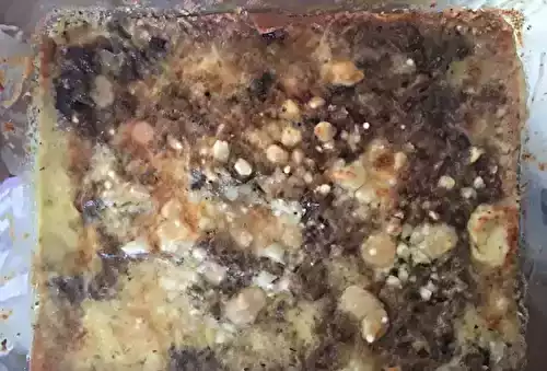 Lasagne d'aubergines à la crème d'ail