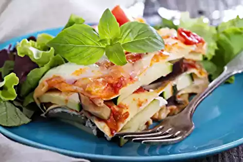 Lasagne potiron courgette