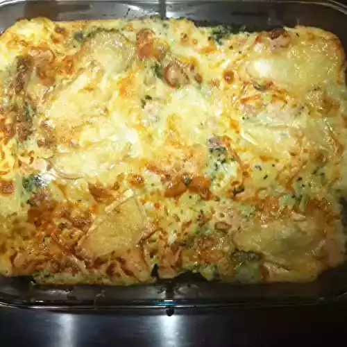 Lasagnes au poulet et aux épinards