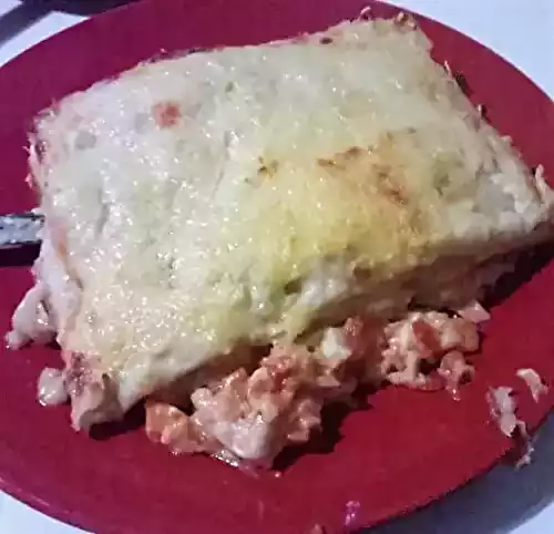Lasagnes au saumon fumé et aux tomates fraîches