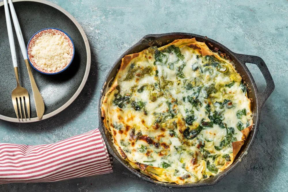 Lasagnes aux épinards faciles