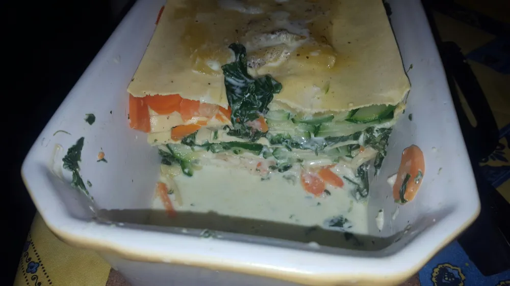 Lasagnes aux légumes et tommes de Savoie