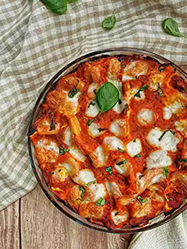 Lasagnes boeuf hâché, poivrons & carottes