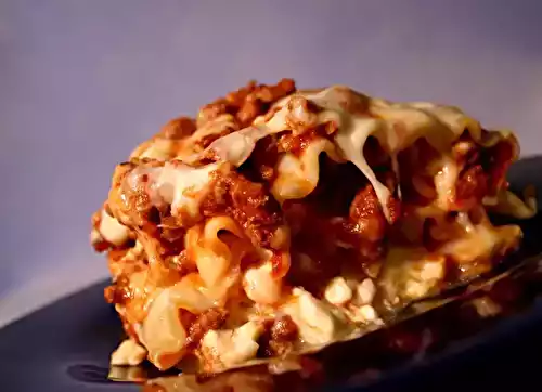 Lasagnes façon burger