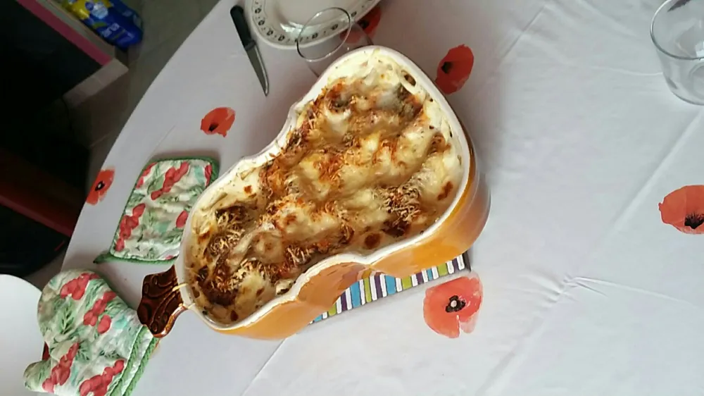 Lasagnes saumon asperges et chèvre