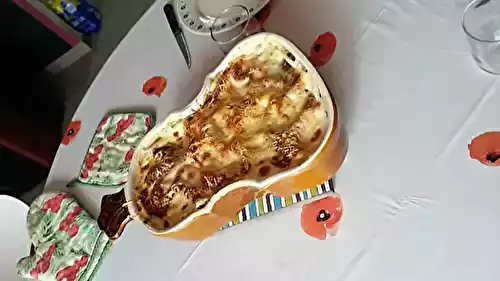 Lasagnes saumon asperges et chèvre