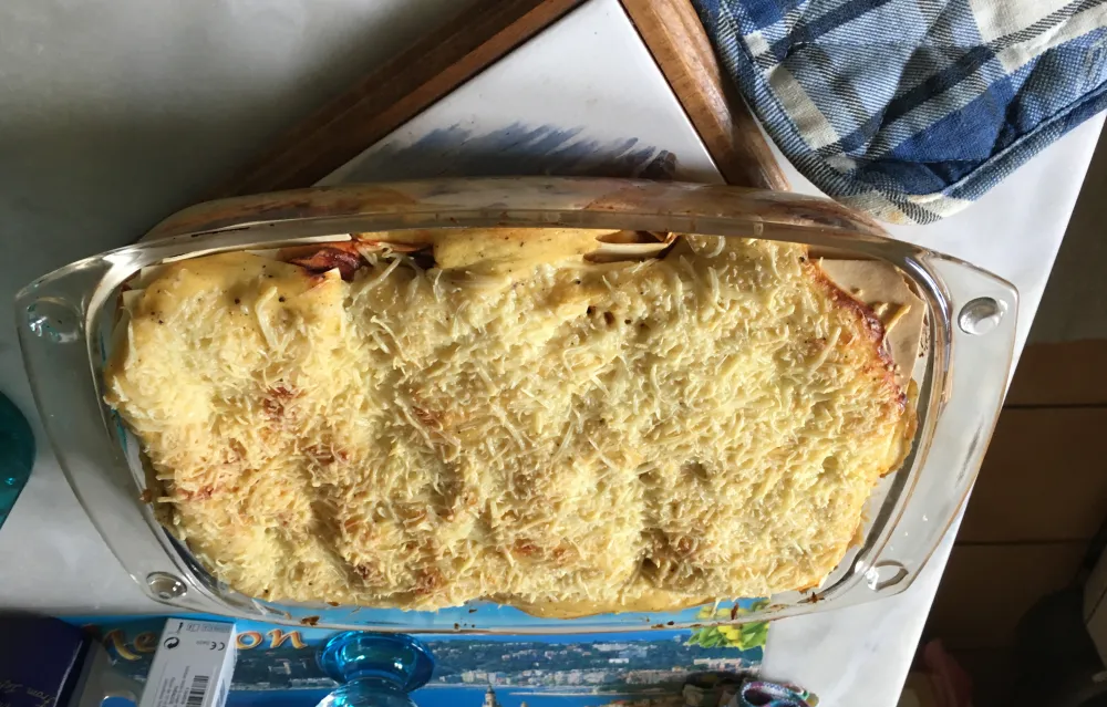 Lasagnes végétariennes aux courgette et champignons