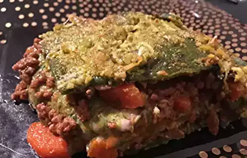 Lasagnes vertes à la bolognaise