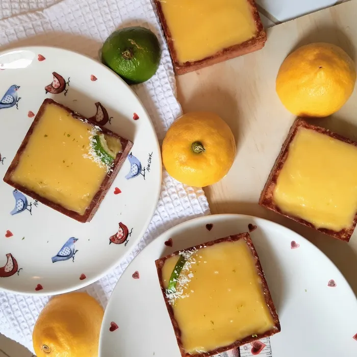 Lemon curd au basilic