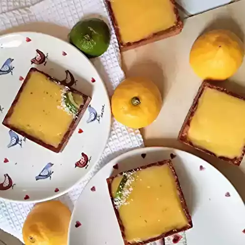 Lemon curd au basilic