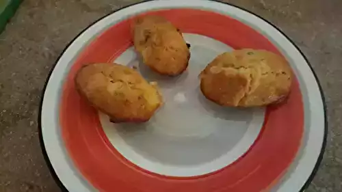 Les madeleines à la soubressade de maman