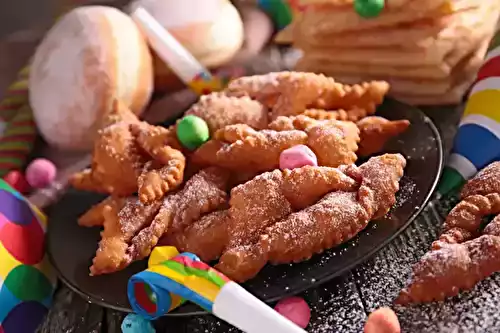Les scharvas (beignets de carnaval)