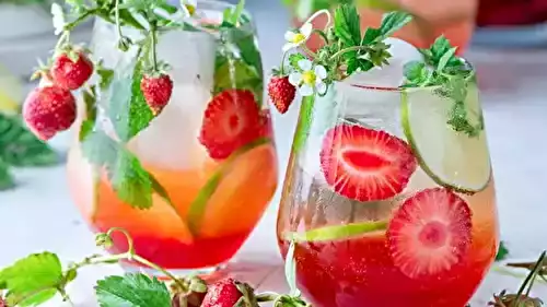 Limonade fraise et citron vert