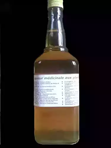 Liqueur aux plantes médicinales