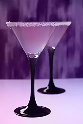 Liqueur bleue à la violette