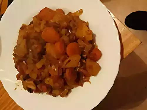 Ma poêlée d'automne aux légumes