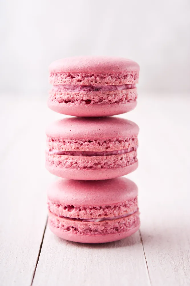 Macarons aux cerises