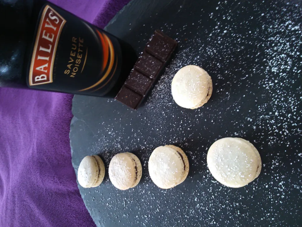 Macarons noisette / Bailey's
