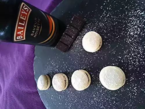 Macarons noisette / Bailey's