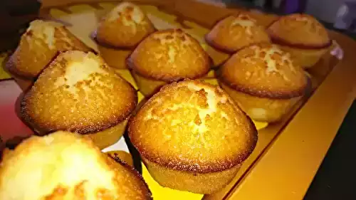 Madeleine au miel et poudre d'amande