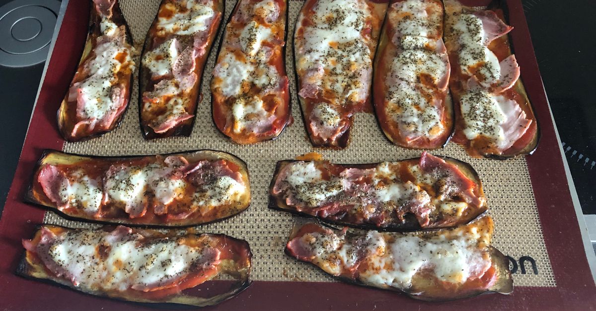 Mademoiselle Aubergine en tartine (sans pain)