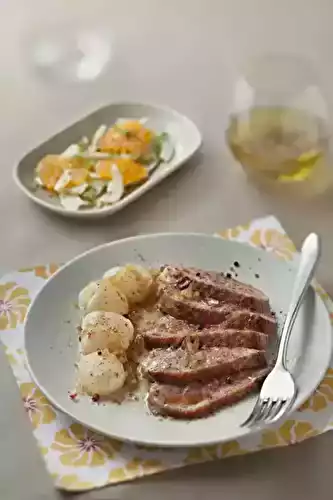 Magret de canard aux litchis comme à La Réunion