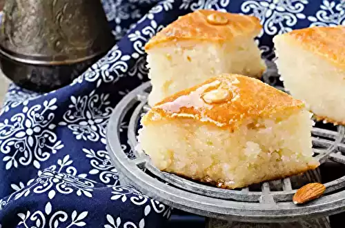 Mamounié (gâteau de semoule libanais)