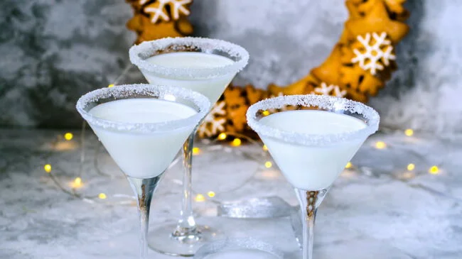 Martini à la noix de coco pour Noël