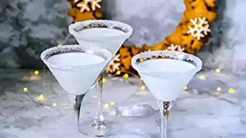 Martini à la noix de coco pour Noël