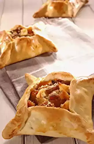 Merveilles aux pommes et fruits secs