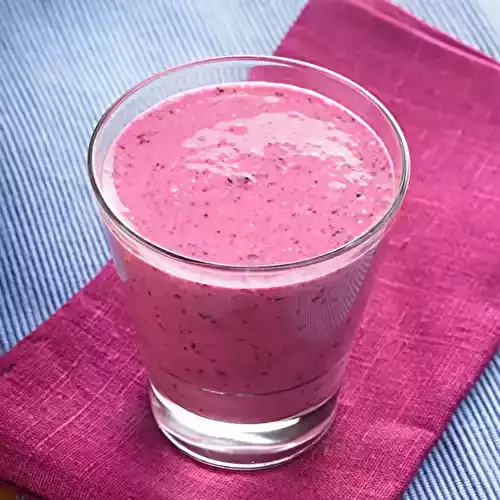 Milk shake à la framboise