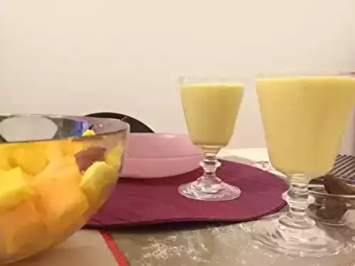 Milk shake à la mangue