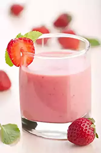 Milk shake aux fraises light