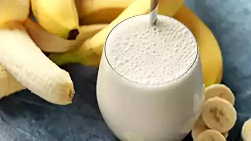 Milkshake à la banane léger