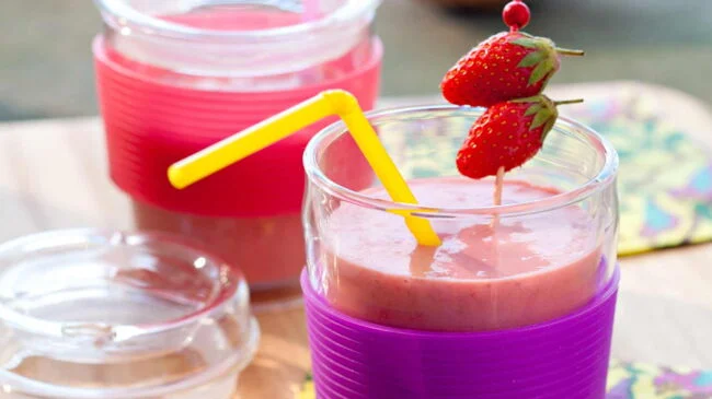 Milkshake aux fraises