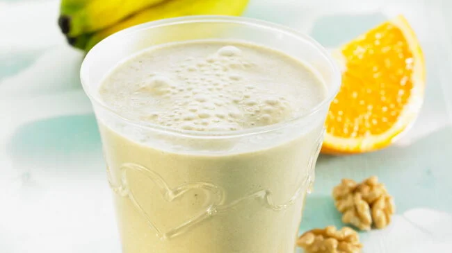 Milkshake banane orange