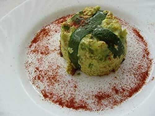 Mini flan au courgette et curry