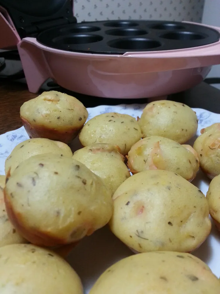 Mini-muffin au saumon fumé