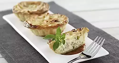 Mini quiches lorraine sans pâte