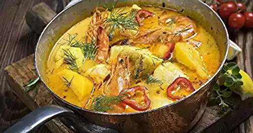 Moqueca de peixe (ragoût de poissons brésilien)