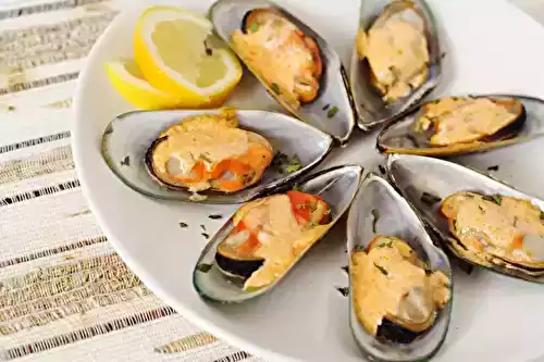 Moule à la mayonnaise d'échalote