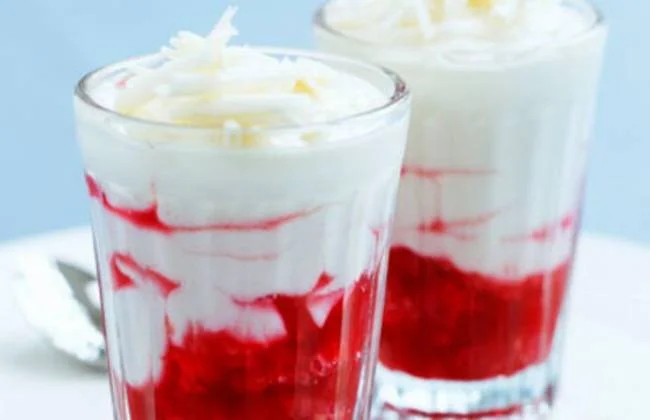 Mousse au chocolat blanc