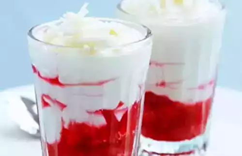 Mousse au chocolat blanc