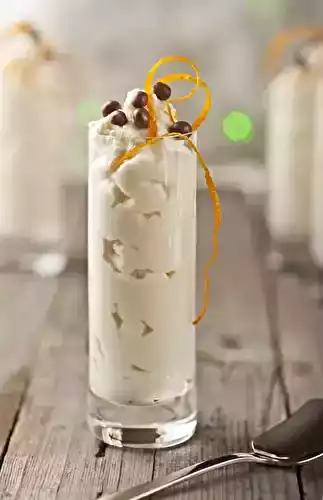 Mousse au chocolat blanc